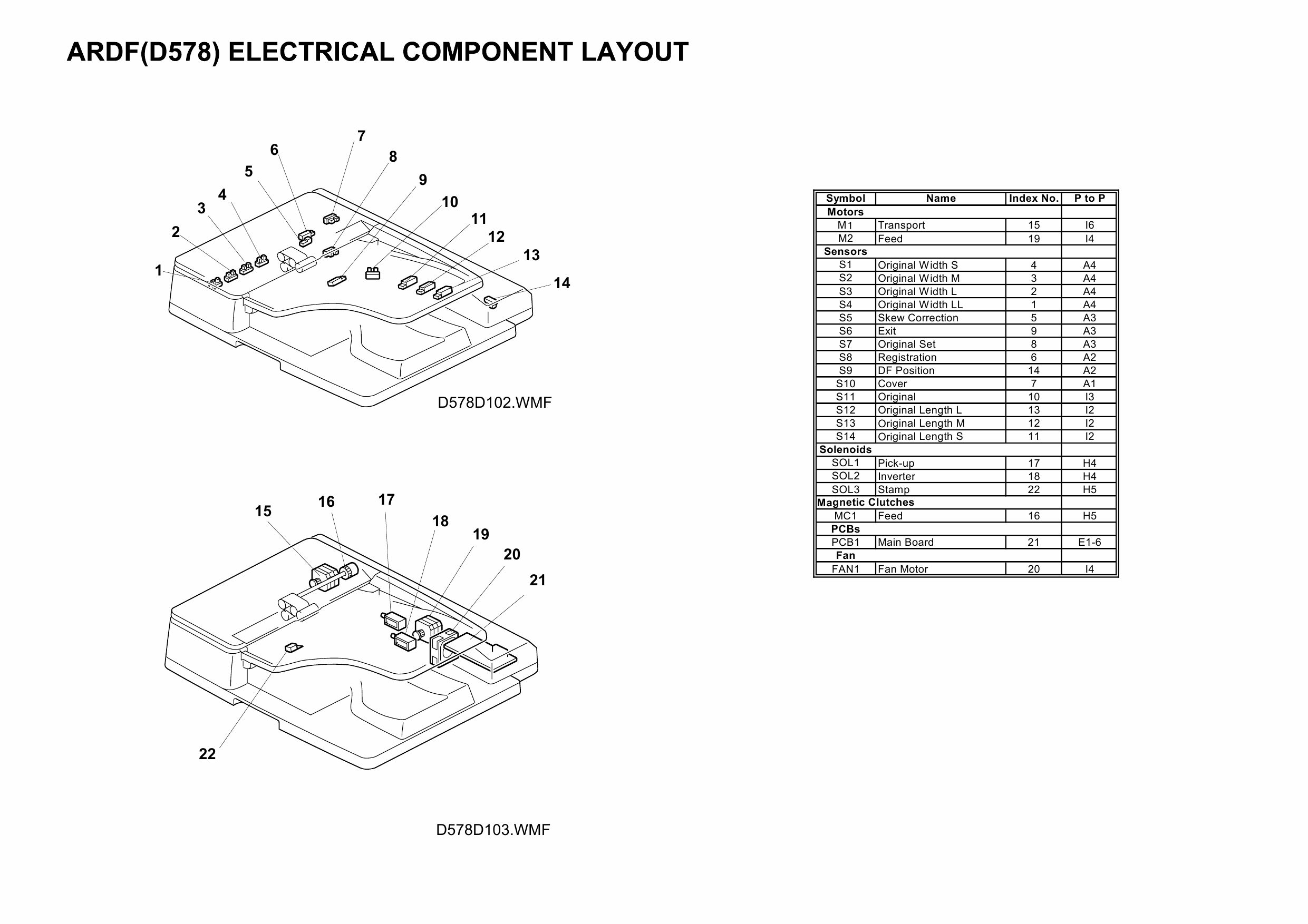 RICOH Aficio DD-4450 DD4450P DD4450CP C277 C278 C279 Circuit Diagram-6